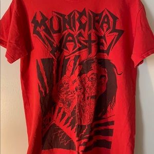Municipal Waste Band Tee (Medium)